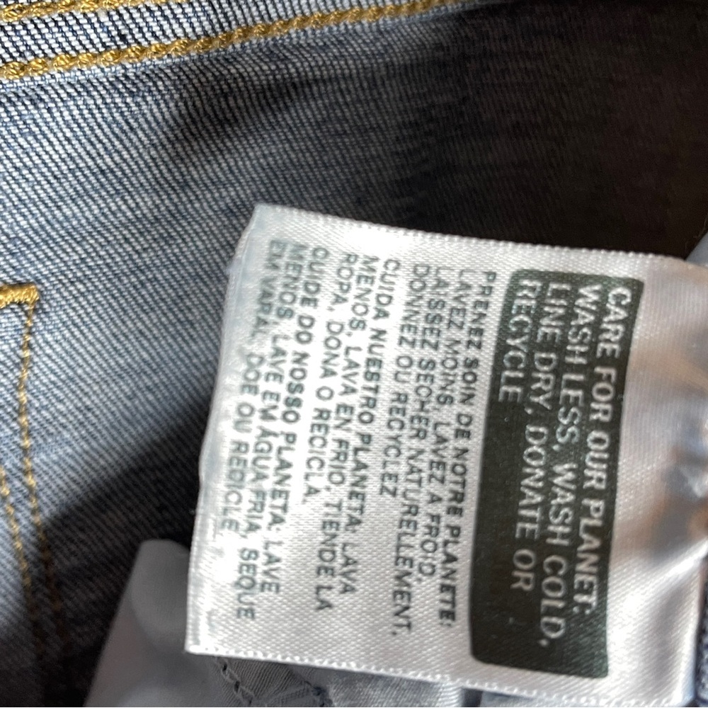 LEVIS 724 HIGH RISE STRAIGHT Jeans zipper and Button Closure Medium Wash - Picture 12 of 15